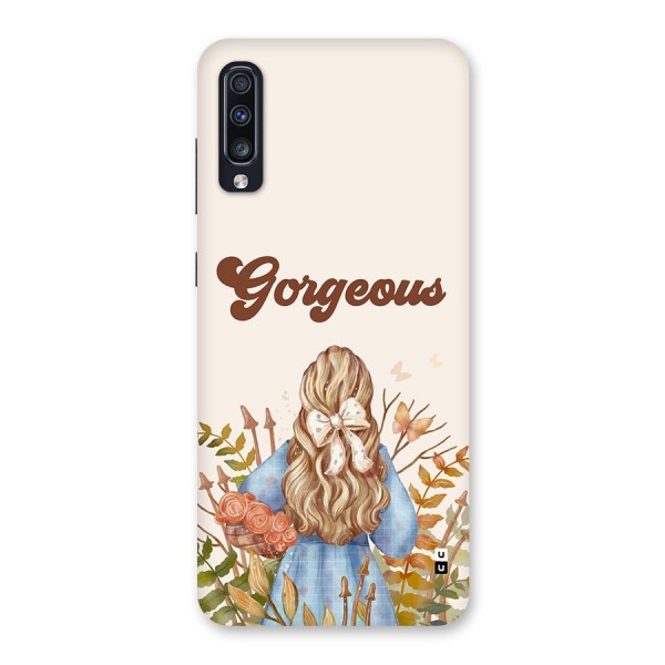 Gorgeous Girl Back Case for Galaxy A70s