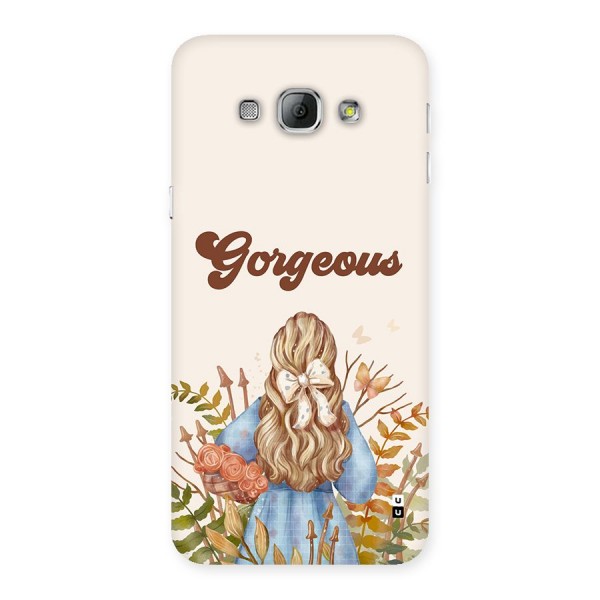 Gorgeous Girl Back Case for Galaxy A8