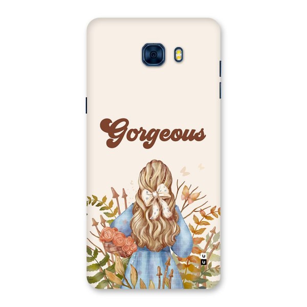 Gorgeous Girl Back Case for Galaxy C7 Pro