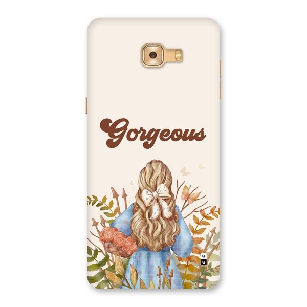 Gorgeous Girl Back Case for Galaxy C9 Pro