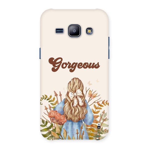 Gorgeous Girl Back Case for Galaxy J1