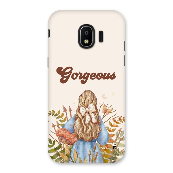 Gorgeous Girl Back Case for Galaxy J2 Pro 2018