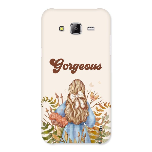 Gorgeous Girl Back Case for Galaxy J5