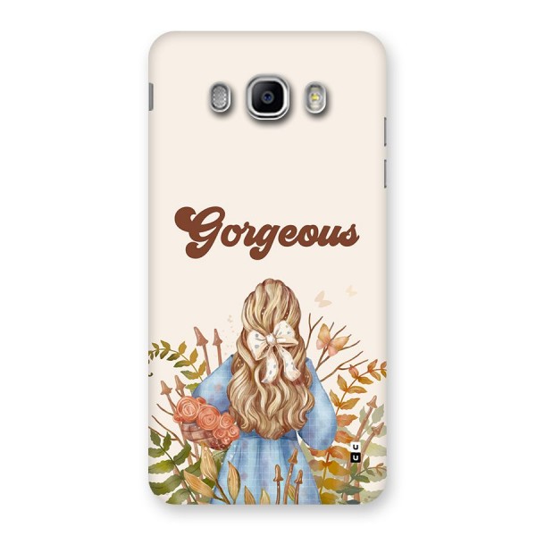 Gorgeous Girl Back Case for Galaxy J5 2016