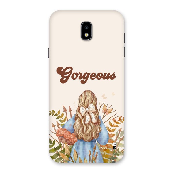 Gorgeous Girl Back Case for Galaxy J7 Pro