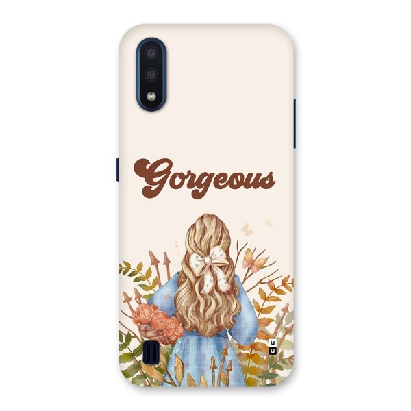 Gorgeous Girl Back Case for Galaxy M01