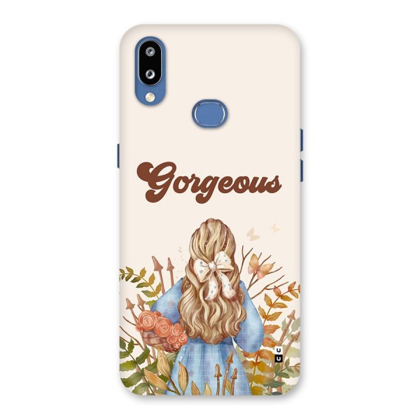 Gorgeous Girl Back Case for Galaxy M01s