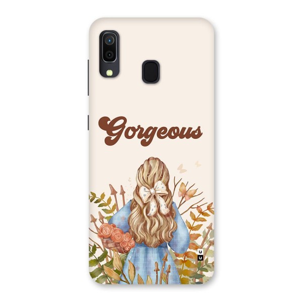 Gorgeous Girl Back Case for Galaxy M10s