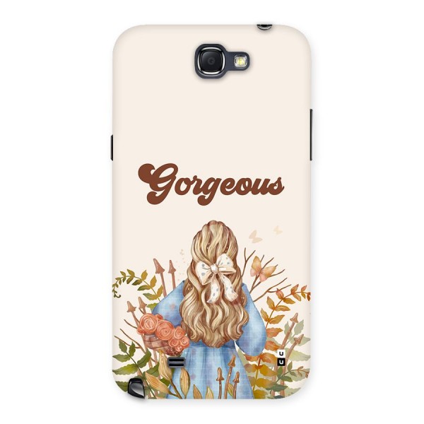 Gorgeous Girl Back Case for Galaxy Note 2