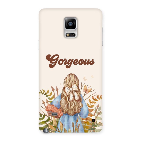 Gorgeous Girl Back Case for Galaxy Note 4