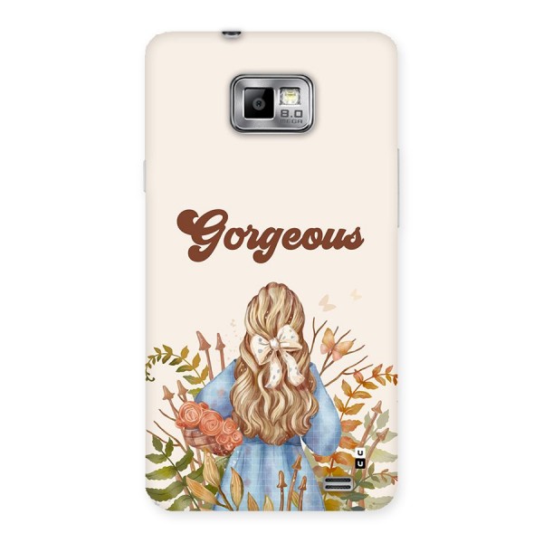 Gorgeous Girl Back Case for Galaxy S2