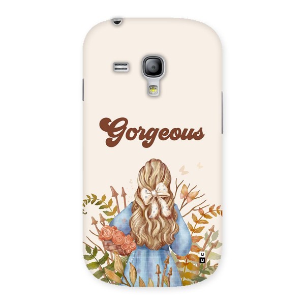 Gorgeous Girl Back Case for Galaxy S3 Mini