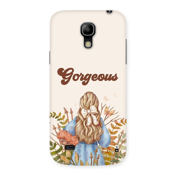 Gorgeous Girl Back Case for Galaxy S4 Mini