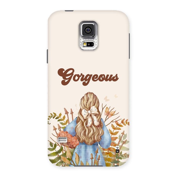 Gorgeous Girl Back Case for Galaxy S5