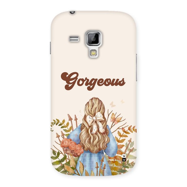 Gorgeous Girl Back Case for Galaxy S Duos