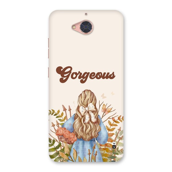 Gorgeous Girl Back Case for Gionee S6 Pro