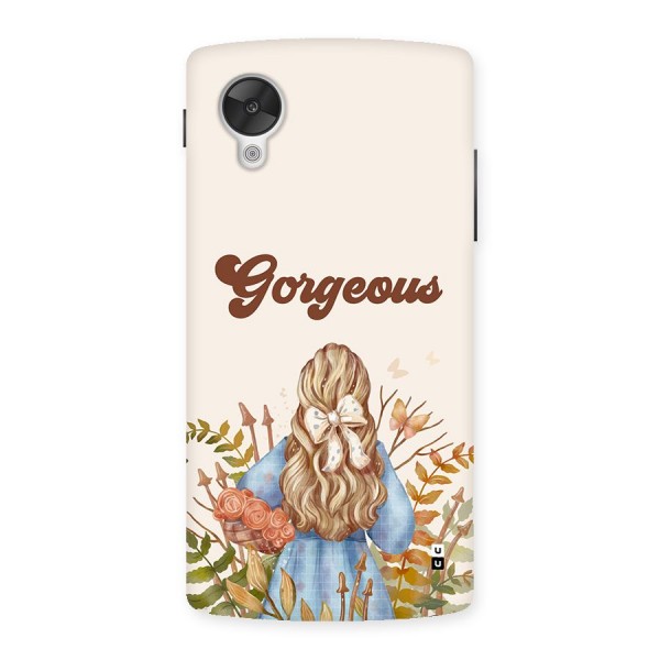 Gorgeous Girl Back Case for Google Nexus 5