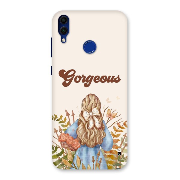 Gorgeous Girl Back Case for Honor 8C