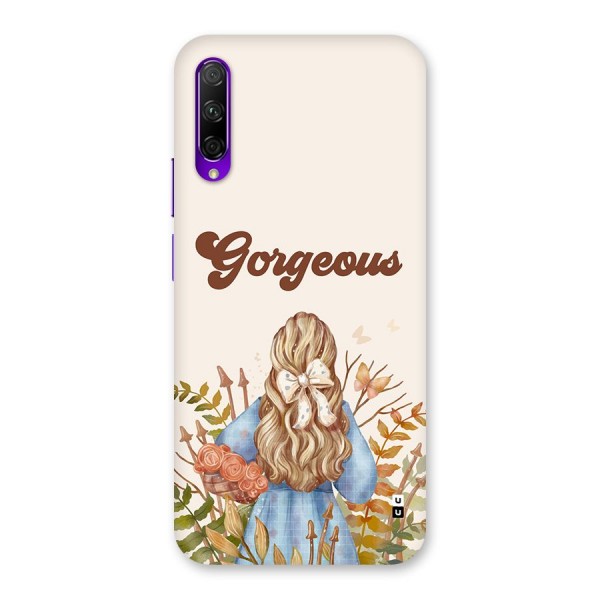 Gorgeous Girl Back Case for Honor 9X Pro