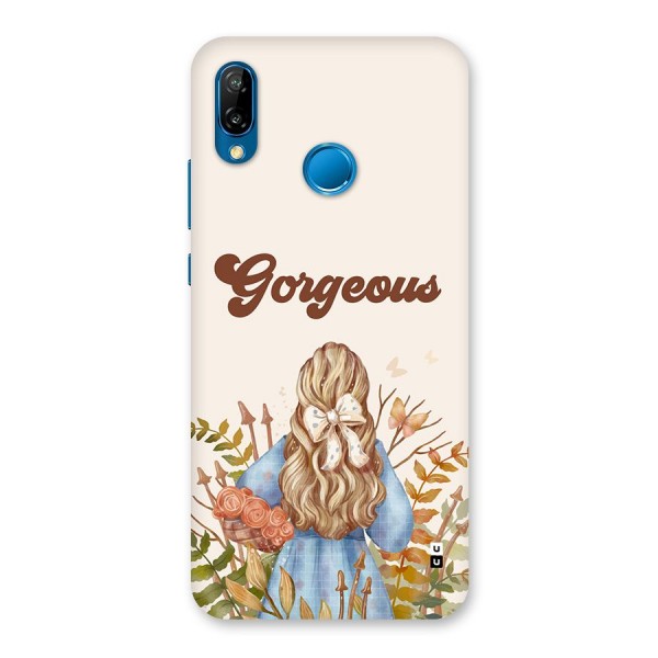 Gorgeous Girl Back Case for Huawei P20 Lite