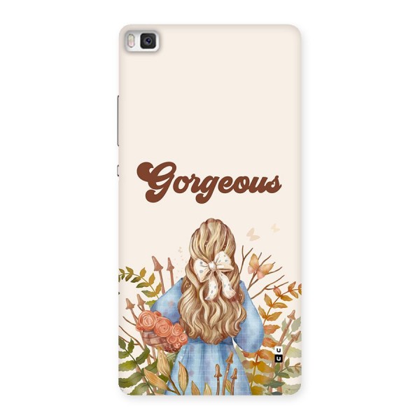 Gorgeous Girl Back Case for Huawei P8