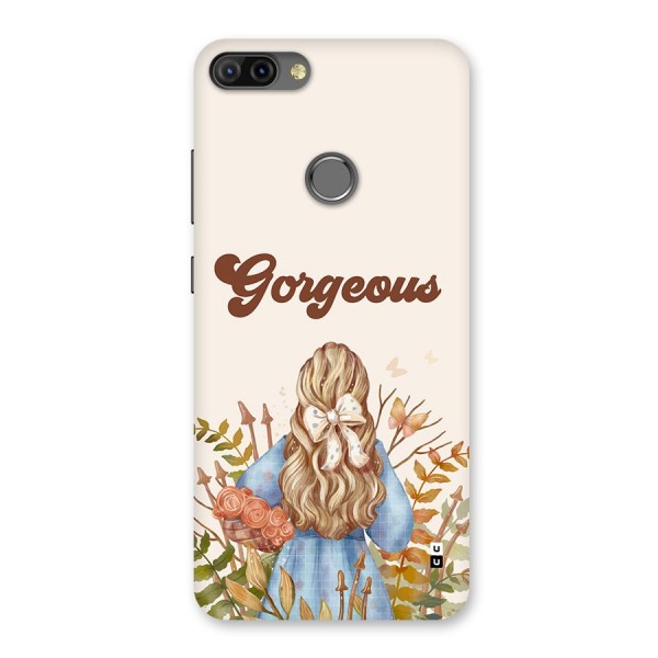 Gorgeous Girl Back Case for Infinix Hot 6 Pro