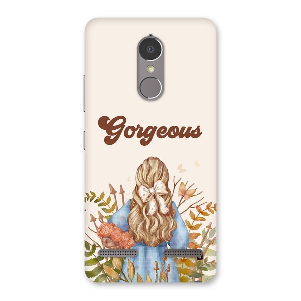 Gorgeous Girl Back Case for Lenovo K6 Power