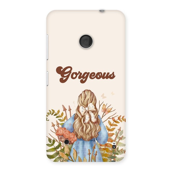 Gorgeous Girl Back Case for Lumia 530