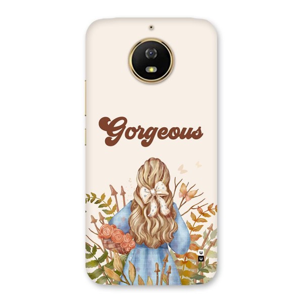 Gorgeous Girl Back Case for Moto G5s