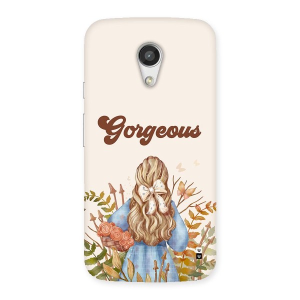 Gorgeous Girl Back Case for Moto G 2nd Gen