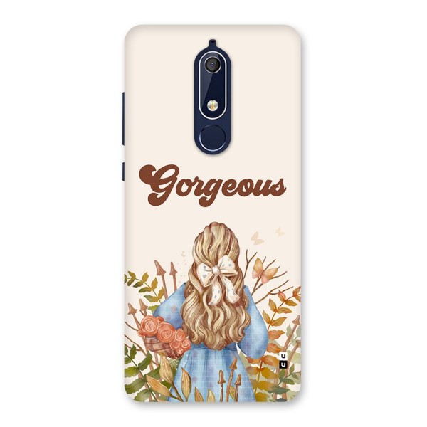 Gorgeous Girl Back Case for Nokia 5.1