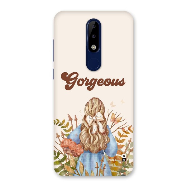 Gorgeous Girl Back Case for Nokia 5.1 Plus