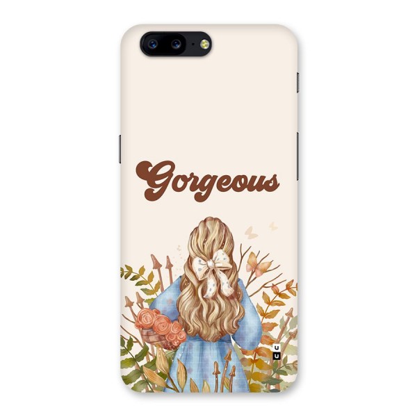 Gorgeous Girl Back Case for OnePlus 5