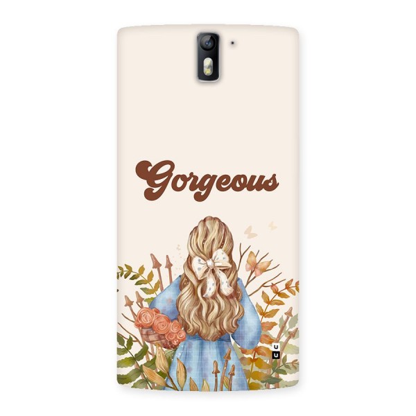 Gorgeous Girl Back Case for OnePlus One