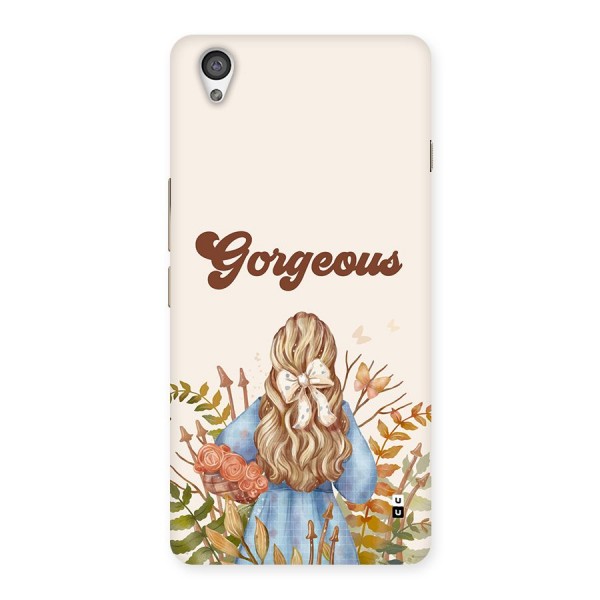 Gorgeous Girl Back Case for OnePlus X