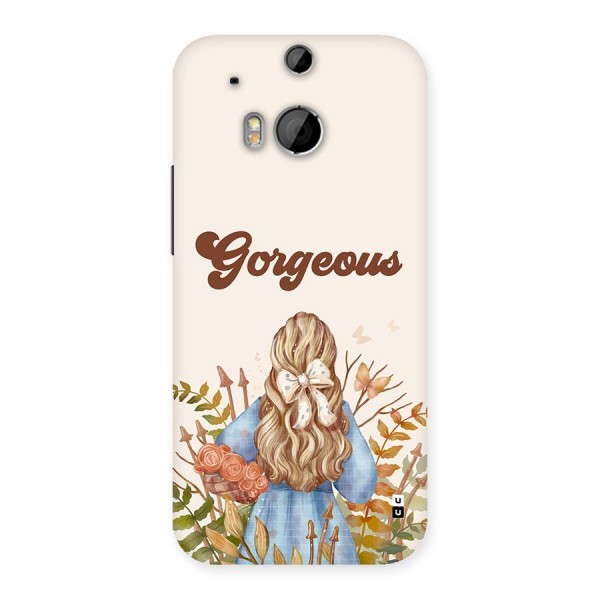 Gorgeous Girl Back Case for One M8