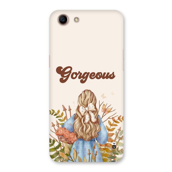 Gorgeous Girl Back Case for Oppo A83 (2018)