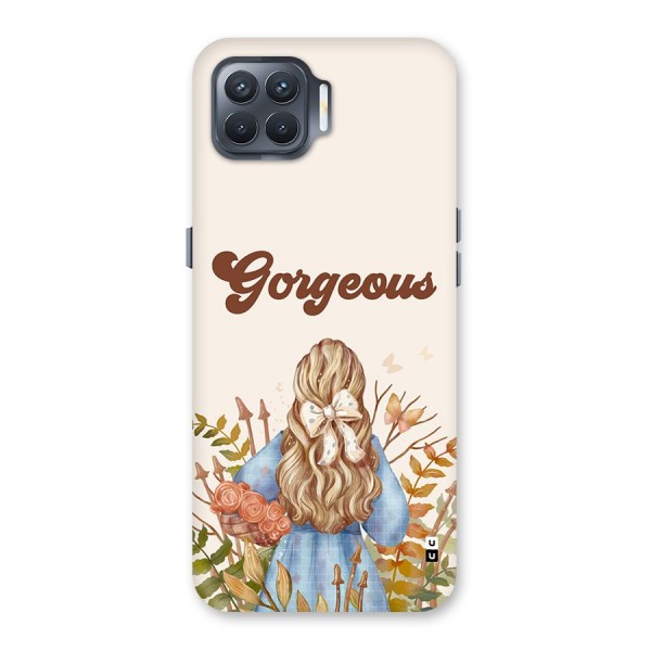 Gorgeous Girl Back Case for Oppo F17 Pro