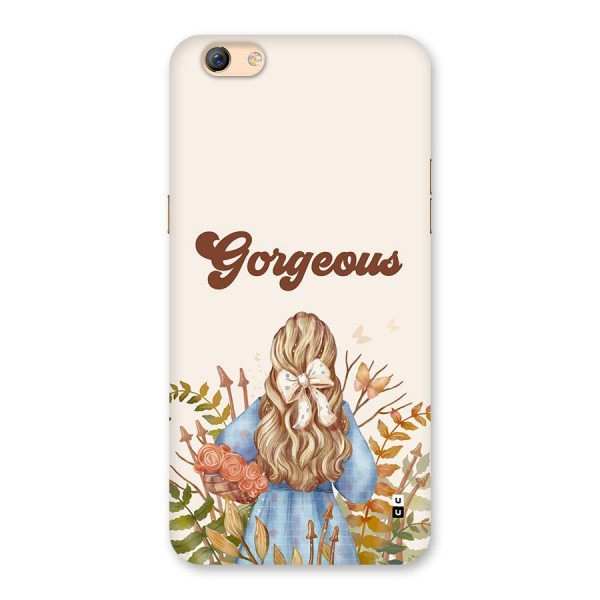 Gorgeous Girl Back Case for Oppo F3 Plus