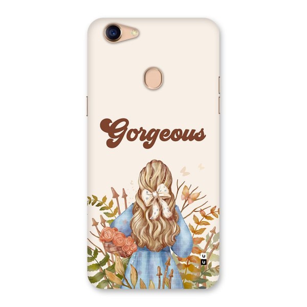 Gorgeous Girl Back Case for Oppo F5