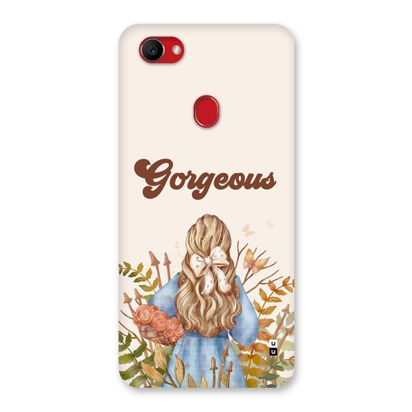 Gorgeous Girl Back Case for Oppo F7