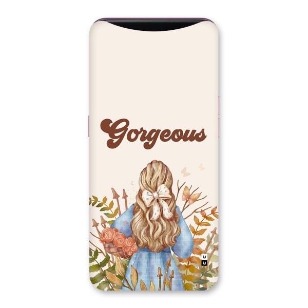 Gorgeous Girl Back Case for Oppo Find X