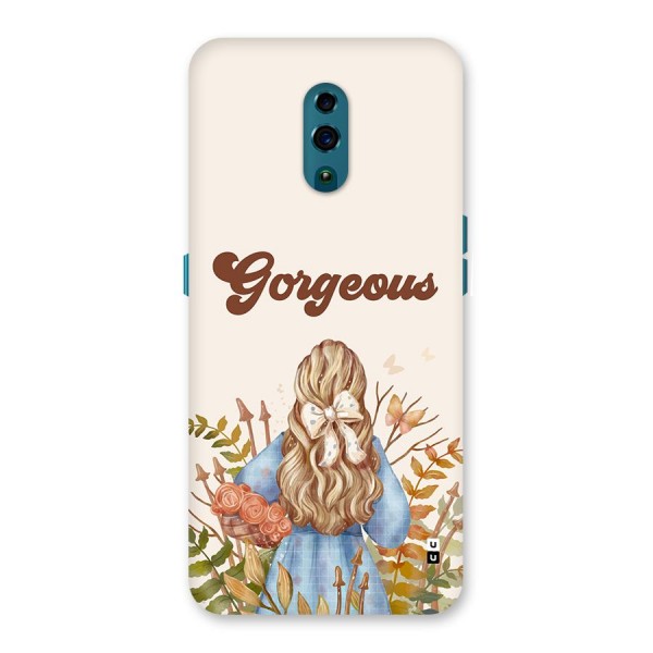 Gorgeous Girl Back Case for Oppo Reno