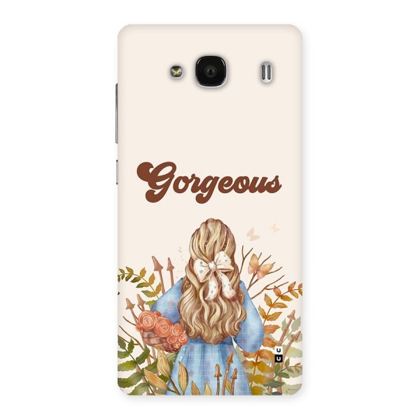 Gorgeous Girl Back Case for Redmi 2 Prime