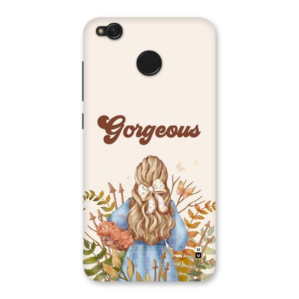 Gorgeous Girl Back Case for Redmi 4