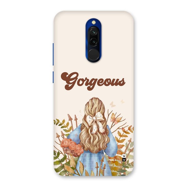 Gorgeous Girl Back Case for Redmi 8