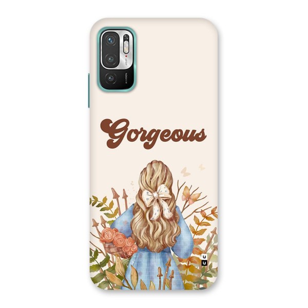 Gorgeous Girl Back Case for Redmi Note 10T 5G