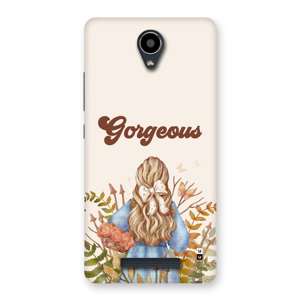 Gorgeous Girl Back Case for Redmi Note 2