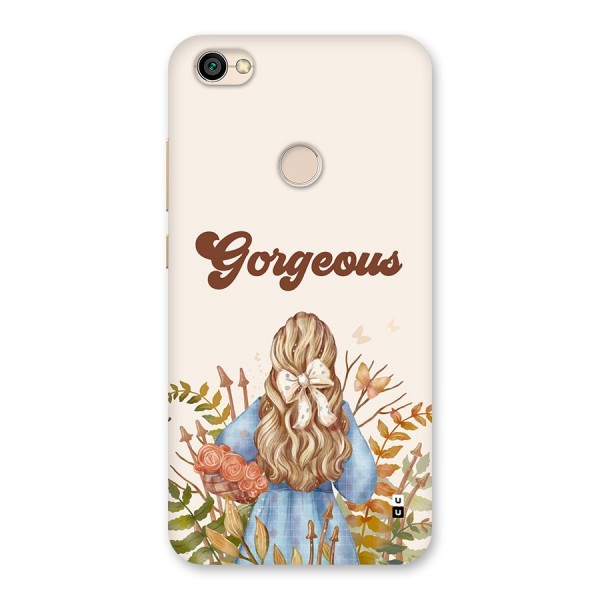 Gorgeous Girl Back Case for Redmi Y1 2017