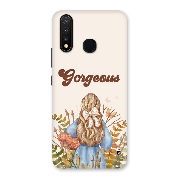 Gorgeous Girl Back Case for Vivo Y19